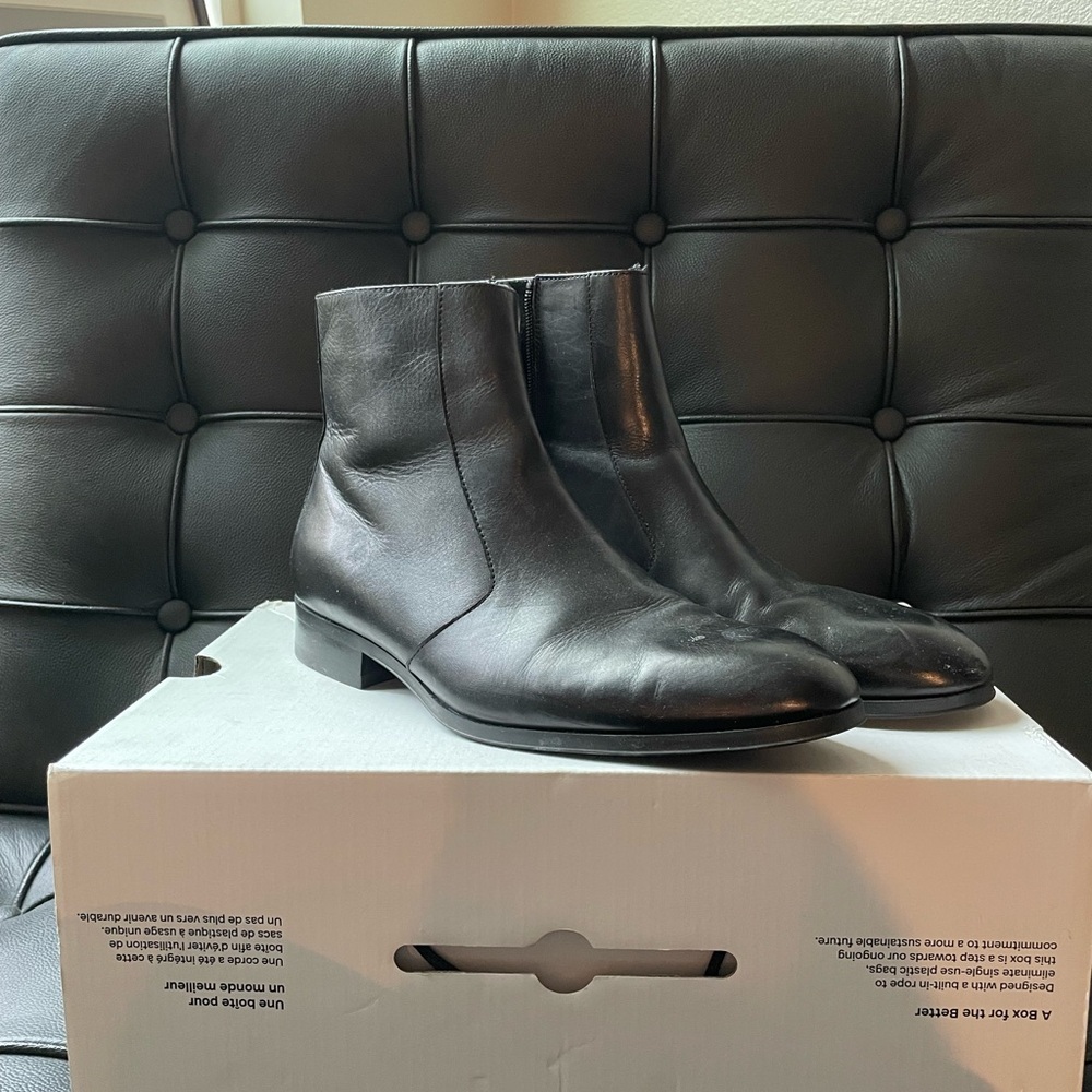 ALDO Men's Black Leather Boots